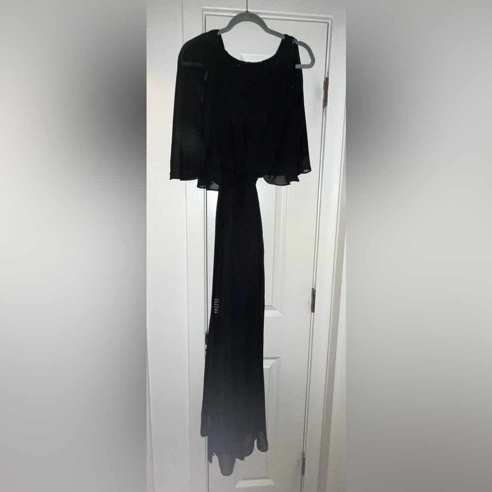 Chaus Black Maxi Jumpsuit
